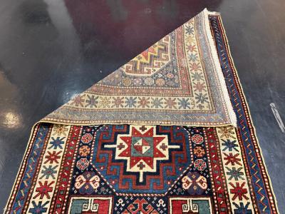 Antique Caucasian Kazak Rug 3 x 3 x 6 x 5