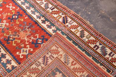 Antique Caucasian Kazak Rug 310 x 69 