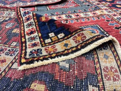 Antique Caucasian Kazak Rug 4 x 5 x 5 x 8 