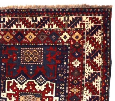Antique Caucasian Kazak Rug 41 x 63 