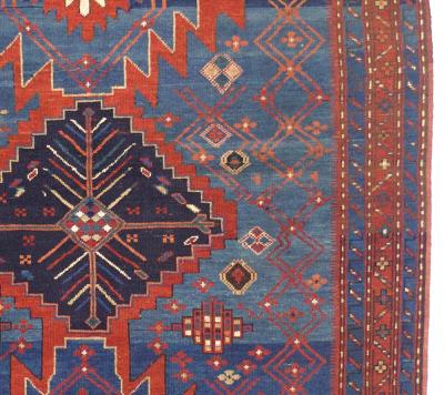 Antique Caucasian Kazak Rug 49 x 72 