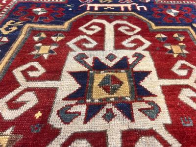 Antique Caucasian Kazak Rug 51 x 74 