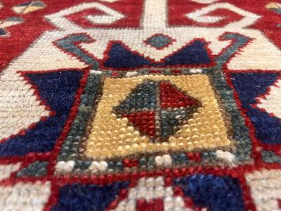 Antique Caucasian Kazak Rug 51 x 74 