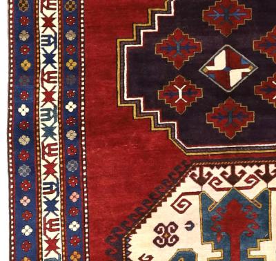 Antique Caucasian Kazak Rug 59 x 100 
