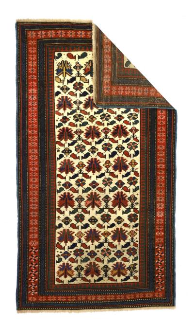 Antique Caucasian Kuba Rug 2 11 x 5 3 
