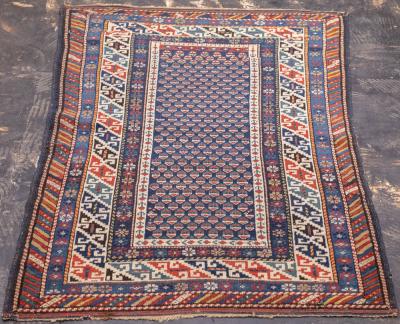 Antique Caucasian Kuba Rug 2 9 x 4 2 