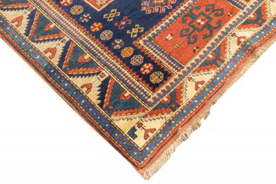Antique Caucasian Kuba Rug 3 7 x 5 8 