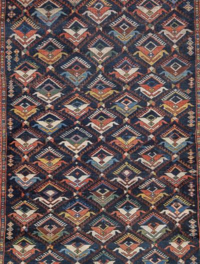 Antique Caucasian Kuba Rug 310 x 51