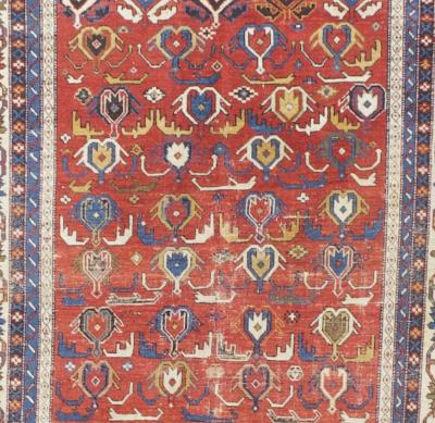 Antique Caucasian Kuba Rug 310 x 53 