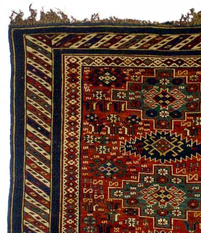 Antique Caucasian Kuba Rug 39 x 6 x 7 