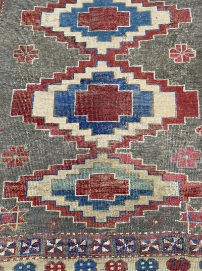 Antique Caucasian Kuba Rug 40 x 47 