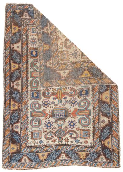 Antique Caucasian Perpedil Rug 310 x 53