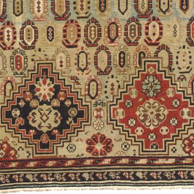 Antique Caucasian Shirvan Long Rug 43 x 9 x 5