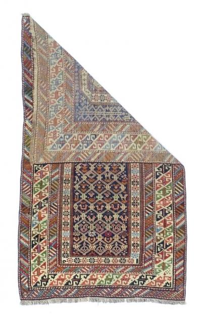 Antique Caucasian Shirvan Rug 29 x 49 