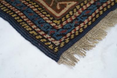 Antique Caucasian Shirvan Rug 3 0 x 4 5 