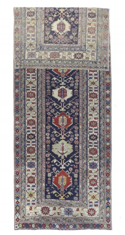 Antique Caucasian Shirvan Rug 3 5 x 10 0 