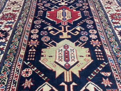 Antique Caucasian Shirvan Rug 3 5 x 10 0 