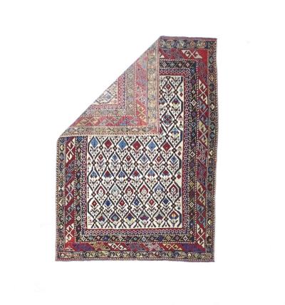 Antique Caucasian Shirvan Rug 3 9 x 5 2 