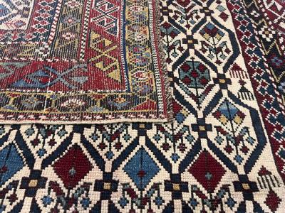 Antique Caucasian Shirvan Rug 3 9 x 5 2 