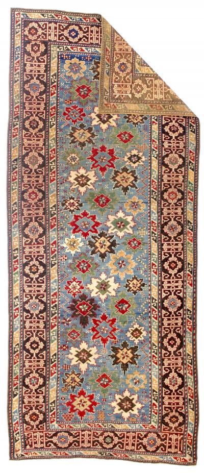 Antique Caucasian Shirvan Rug 36 x 85 