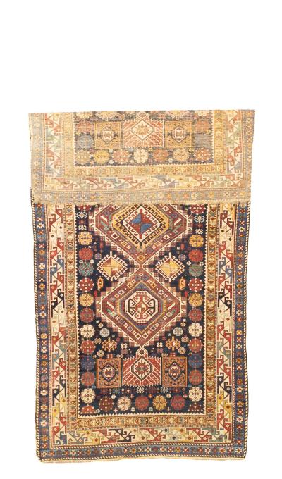 Antique Caucasian Shirvan Rug 4 x 7 11 