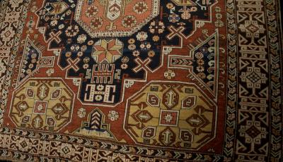 Antique Caucasian Shirvan Rug 40 x 50 
