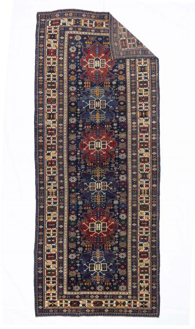 Antique Caucasian Shirvan Rug 41 x 910 