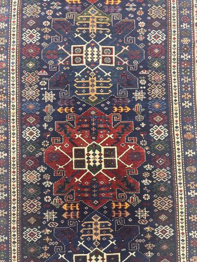 Antique Caucasian Shirvan Rug 41 x 910 