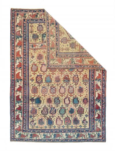 Antique Caucasian Shirvan Rug 44 x 61