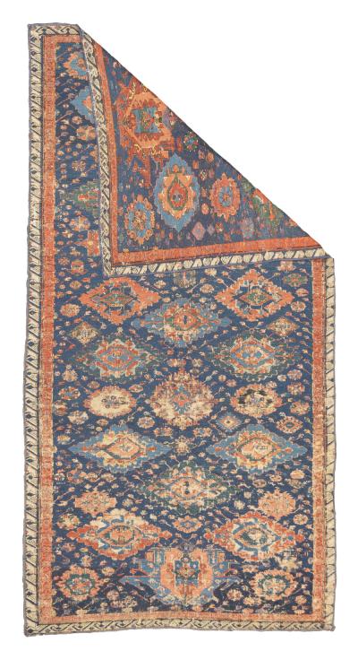 Antique Caucasian Sumak Rug 4 3 x 8 3 