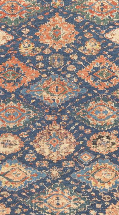 Antique Caucasian Sumak Rug 4 3 x 8 3 