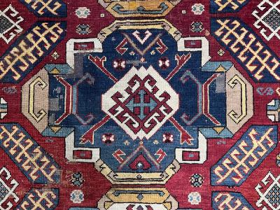 Antique Caucasian Sumak Rug 5 8 x 9 10 
