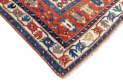 Antique Caucasian Talish Rug 44 x 80 