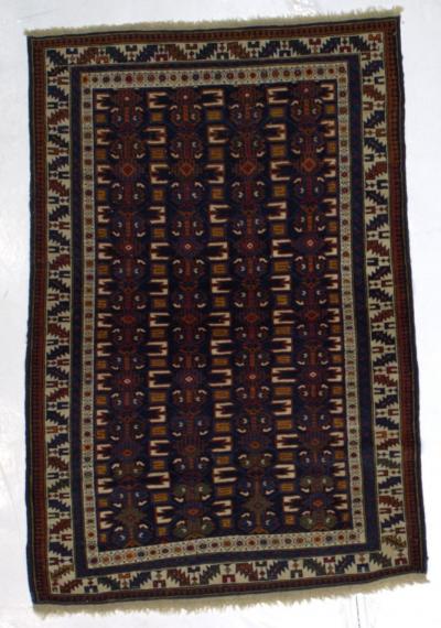 Antique Caucasian Zehour Kuba Rug 37 x 53 