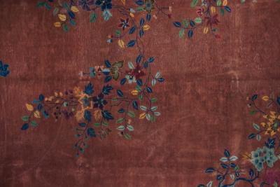 Antique Chinese Art Deco Rug 9 x 12 