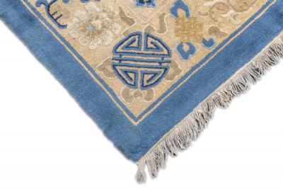 Antique Chinese Peking Rug 93 x 118