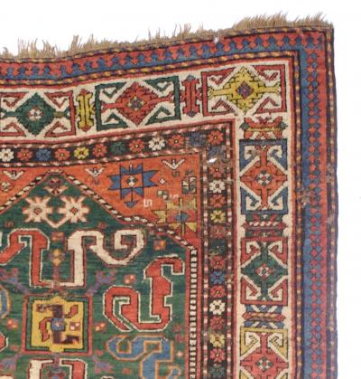 Antique Cloudband Kazak Rug 4 3 x 5 7 