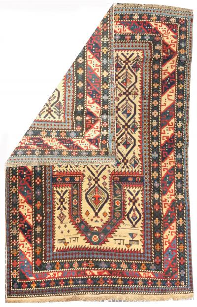 Antique Daghestan Shirvan Rug 34 x 52