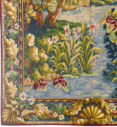 Antique European Tapestry 4 10 x 7 11 