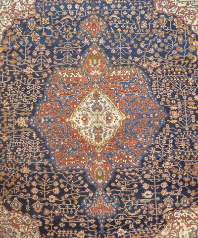 Antique Farahan Sarouk Rug 11 2 x 13 4 