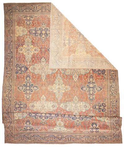 Antique Farahan Sarouk Rug 12 x 17 9 