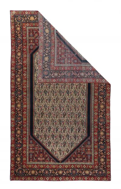 Antique Farahan Sarouk Rug 3 10 x 6 7 