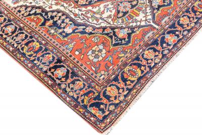 Antique Farahan Sarouk Rug 4 1 x 6 0 