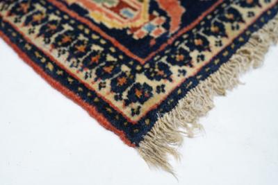 Antique Farahan Sarouk Rug 4 3 x 6 7 