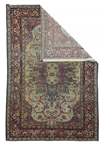 Antique Farahan Sarouk Rug 4 7 x 6 10 