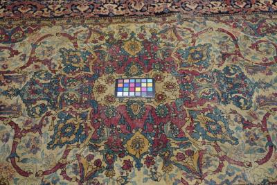 Antique Farahan Sarouk Rug 4 7 x 6 10 