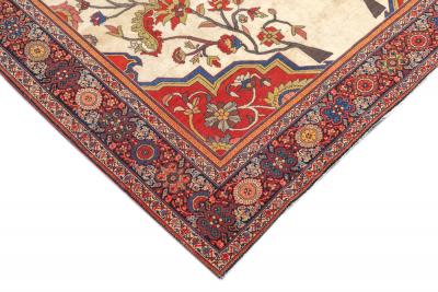 Antique Farahan Sarouk Rug 42 x 63
