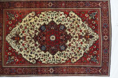 Antique Farahan Sarouk Rug 43 x 64