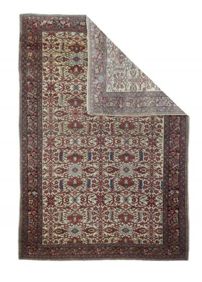 Antique Farahan Sarouk Rug 46 x 68