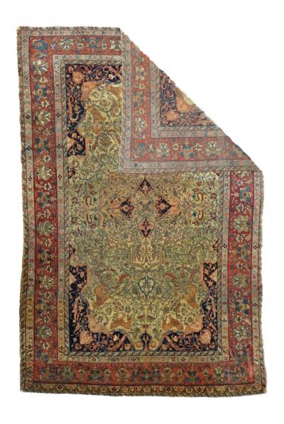 Antique Farahan Sarouk Rug 6 9 x 10 3 